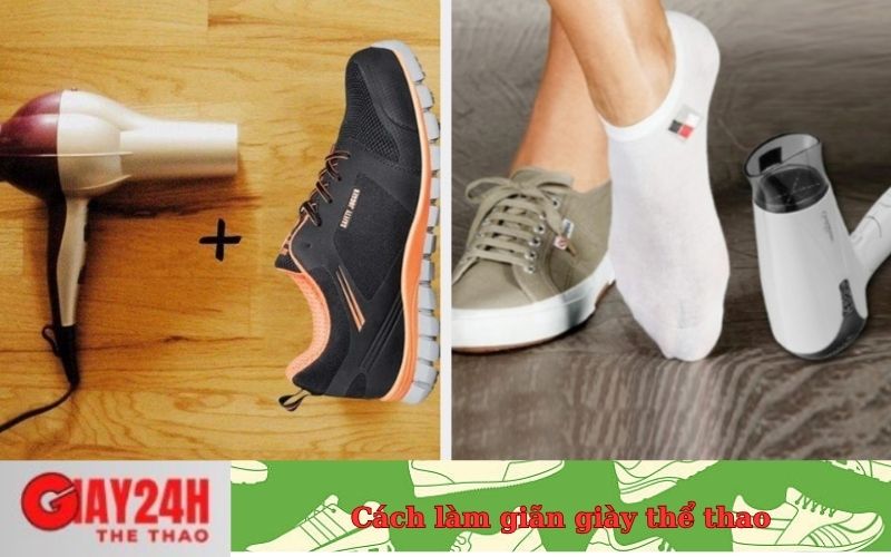 Cách làm giãn giày thể thao