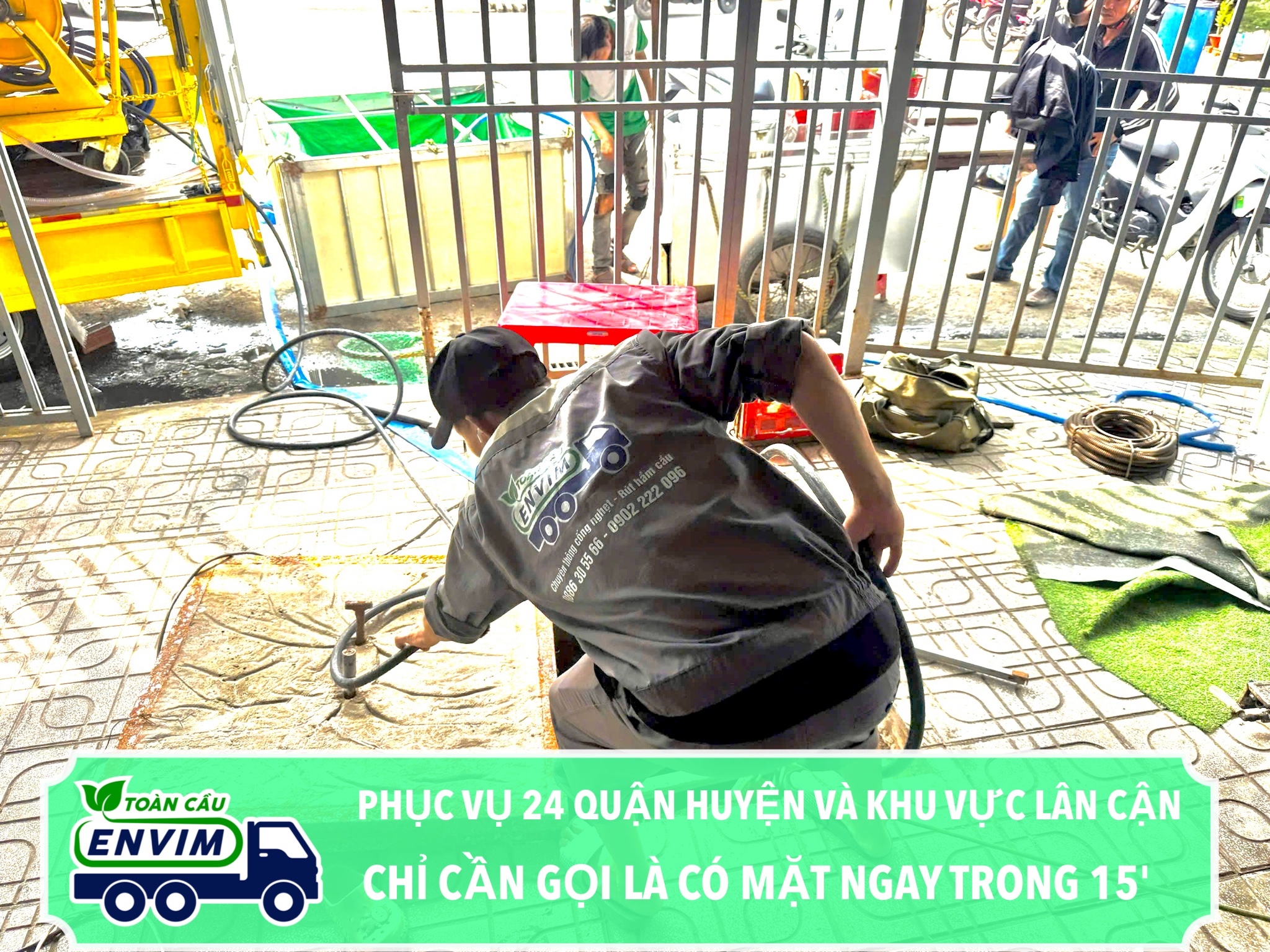 dịch vụ thông cống nghẹt cần thơ