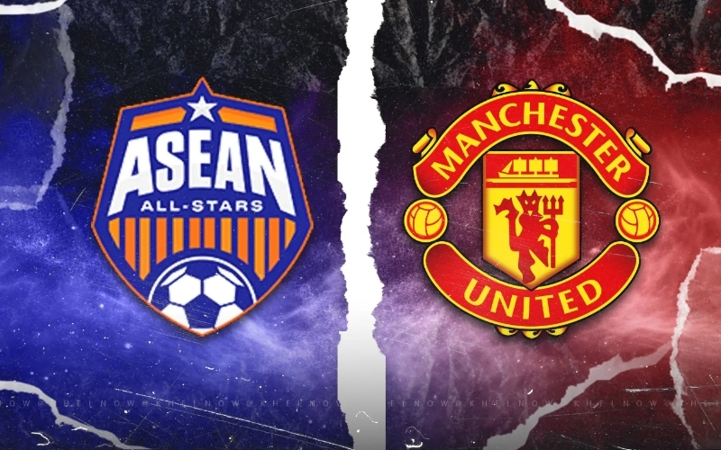 Số liệu thống kê về Man Utd gặp ASEAN All-Stars